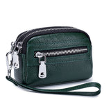 Ladies Mini Double Zipper Multifunctional Coin Purse