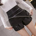 Irregular PU Leather Skirt - Minihomy