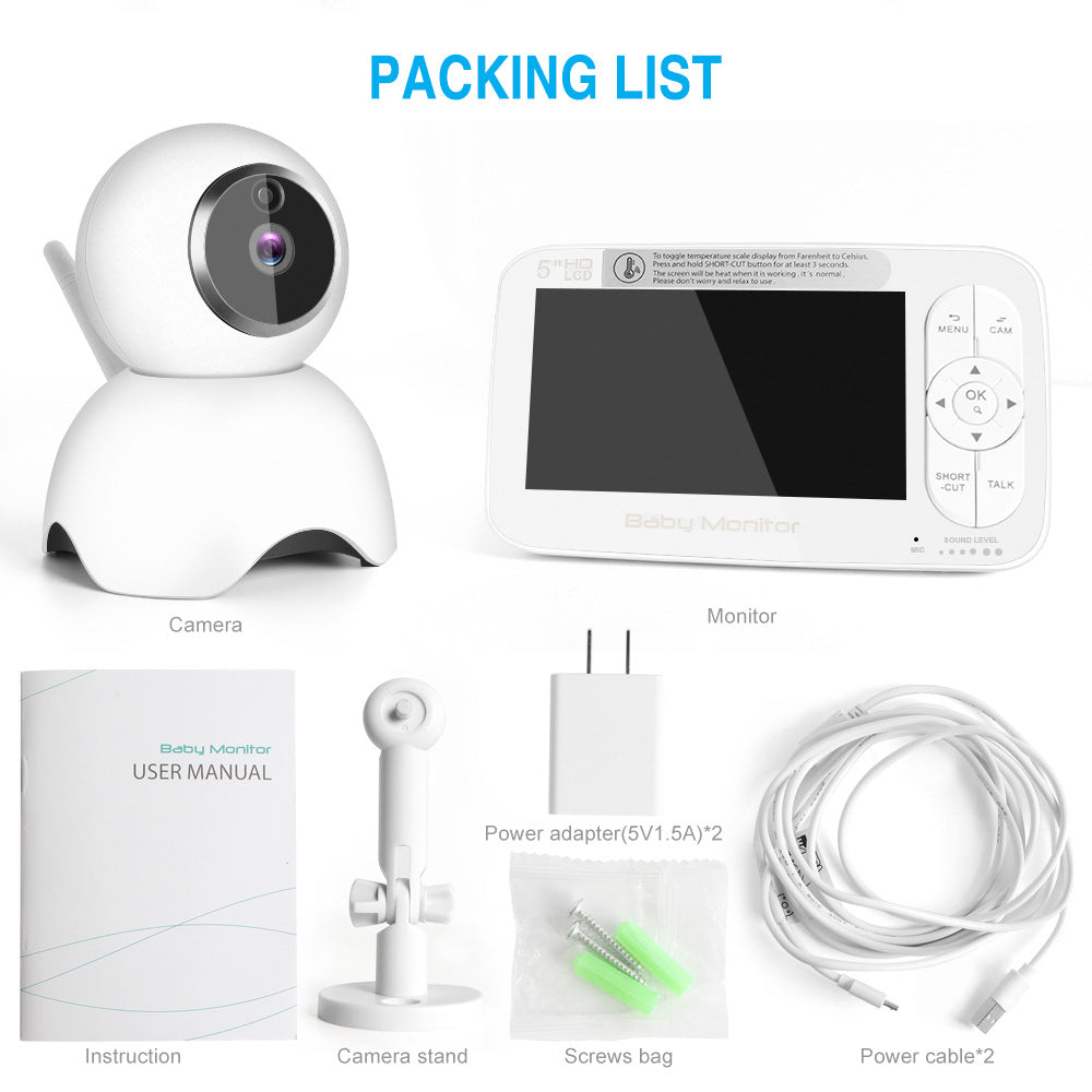 Home Practical High-Definition Wireless Baby Monitor - Minihomy