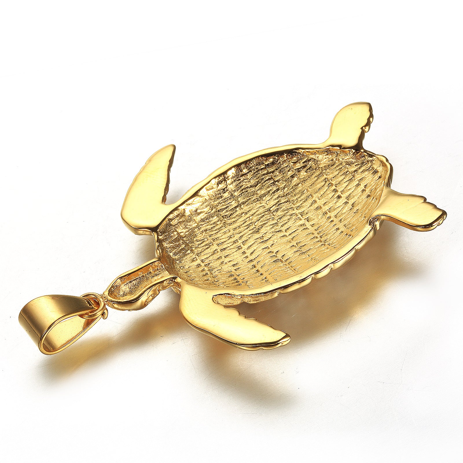 Animal Turtle Pendant Necklace Male Titanium Steel Hip Hop Accessories - Minihomy