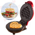 Mini Waffle Maker Waffle Home Children'S Breakfast Machine Portable Electric Baking Pan Light Food Machine - Minihomy