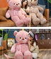 Tanabata Christmas Gift Plush Toy Dog Hug Bear Doll Big Doll To Send Girl Puppets Can Be Customized Name