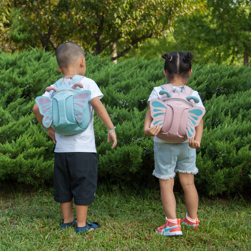 Children'S School Bag Kindergarten Spot Cross-Border Childlike Cute Butterfly Shoulders Cute Baby Snack Backpack