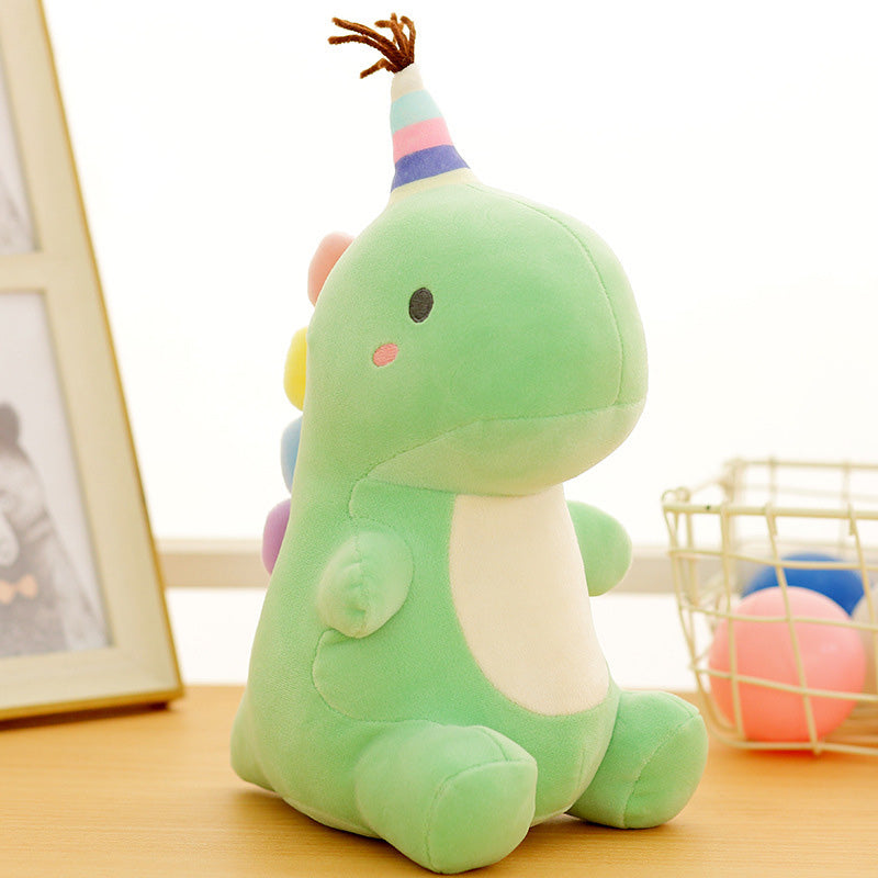 Dinosaur Plush Toys Cartoon Dinosaur Stuffed Animal Dolls Soft Down Cotton Dino Pillow