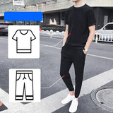 Men'S Summer Trend Set With Handsome Clothes Men'S Casual Linen Suit