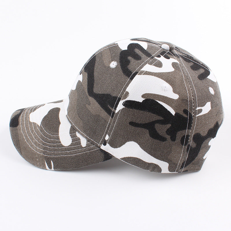 Retro Cap Camouflage Baseball Cap Men's And Women's Sun Hat Curved Brim Hat