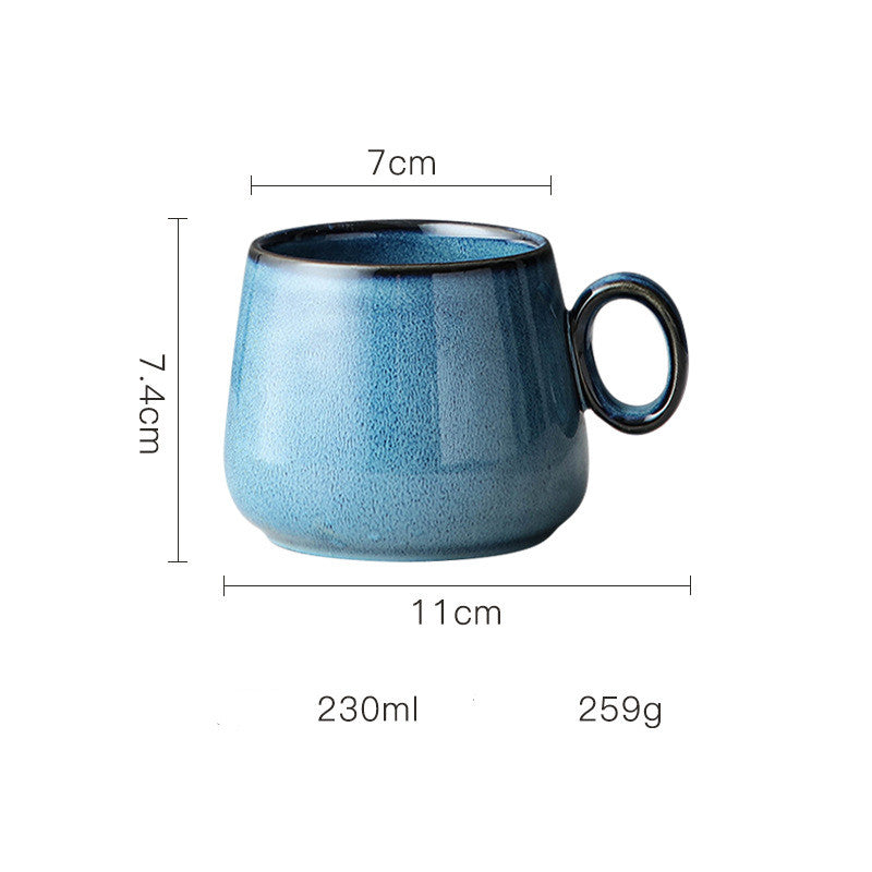 Ceramic Coffee Cup Retro Kiln Ceramic  Japanese Cup - Minihomy