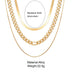 Multi-Layer Thick Chain Stacking Necklace Personality Three-Layer Clavicle Chain - Minihomy