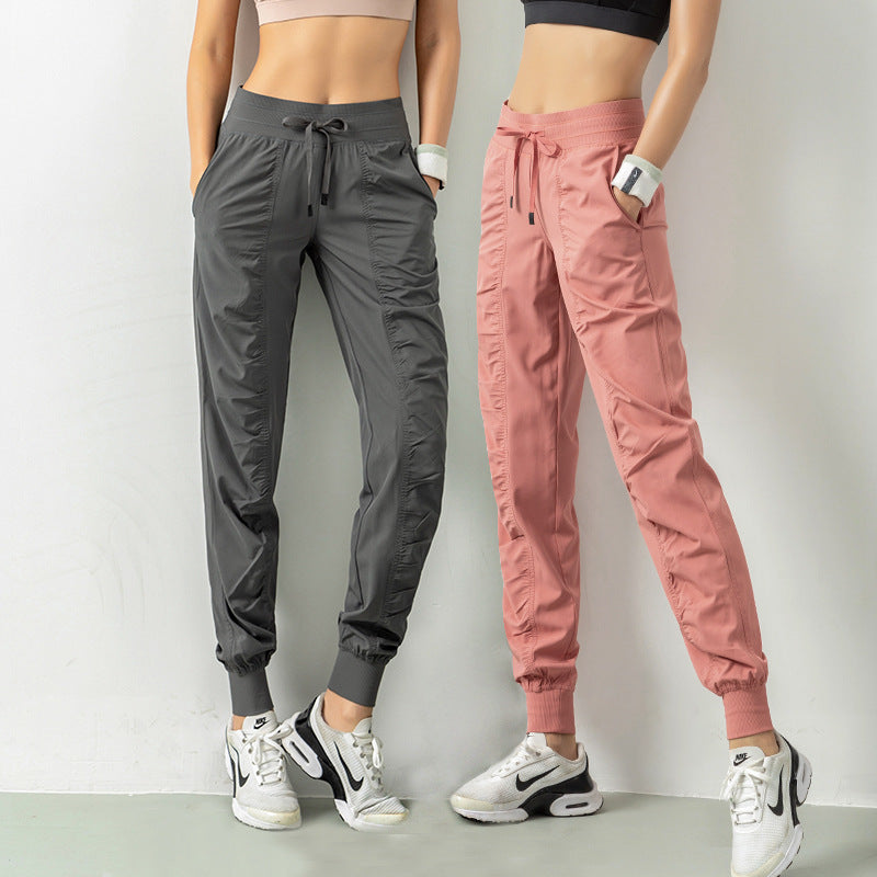 Women Loose Leggings Sports Pants Running Pants Casual Quick-Drying Trousers