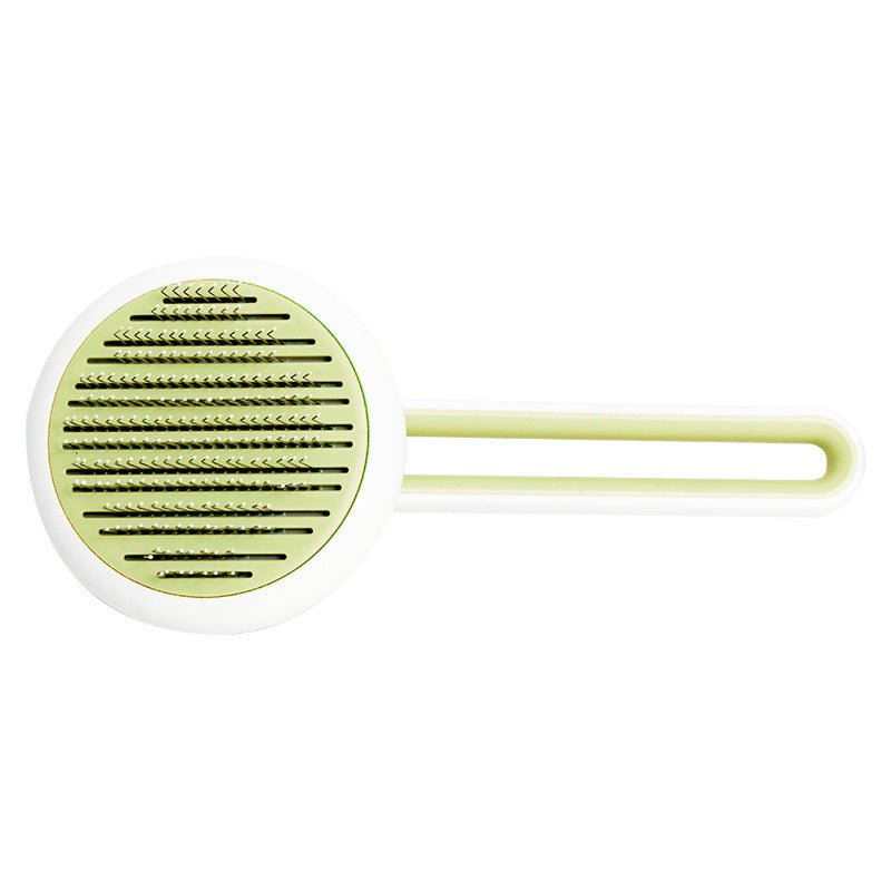 Hair Remover Cat Brush Grooming Tool Automatic Massage Comb Round Hair Brush For Cat Dog Pet Supplies - Minihomy