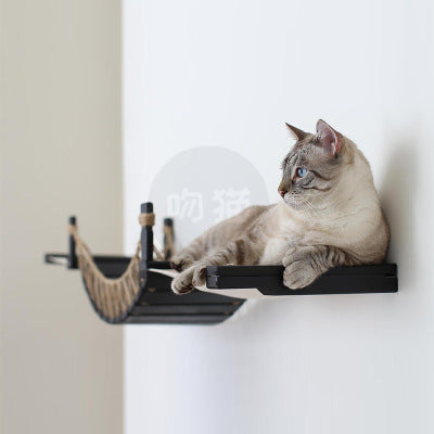 Cat Wall Climbing Frame Pet Furniture Cat Bridge Wall Hanging Type Plus Accessories