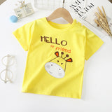 Children's Short-Sleeved T-Shirt - Cotton Baby Half-Sleeved Bottoming Shirt