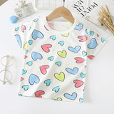 Children's Short-Sleeved T-Shirt - Cotton Baby Half-Sleeved Bottoming Shirt