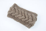 Acrylic Thick Wool Knitted Headband Diagonally Crossed Hair Accessories For Women