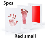 Non-toxic and wash-free baby ink watermarking oil fingerprints and footprints kit family souvenirs