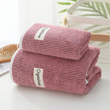 Thick Coral Fleece Bamboo Fiber Towel