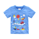 Boys Cotton T-shirt Spring Short-sleeved Children's T-shirt