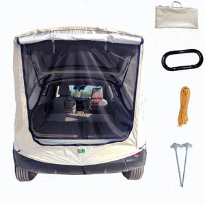 Car Trunk Extension Tent At The Rear Of The Car - Minihomy