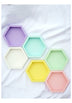 Wind Storage Tray Macaron Color Hexagonal Tray Entrance Key Tray