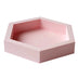 Wind Storage Tray Macaron Color Hexagonal Tray Entrance Key Tray