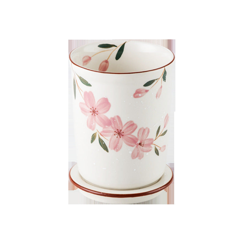 Japanese Style Sakura Chopstick Holder Ceramic