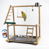 Bird Stand Stand Desktop Training Cockatiel Playground Bird Toy Swing Climbing Ladder Bird Gear Supplies - Minihomy