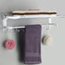 Bathroom shelf towel rack