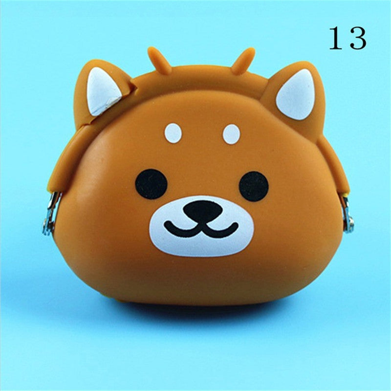 Lovely Girls Silicone Storage Animal Mini Pouch Coin Bags