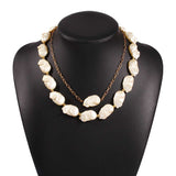 Holiday Style Irregular Pearl Necklace - Minihomy