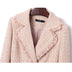 High Quality Wool Blends Tweed Jacket Women - Minihomy