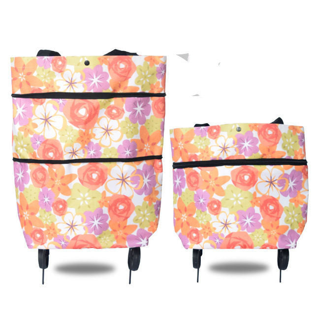 Foldable High Quality Tug Bag Shopping Cart