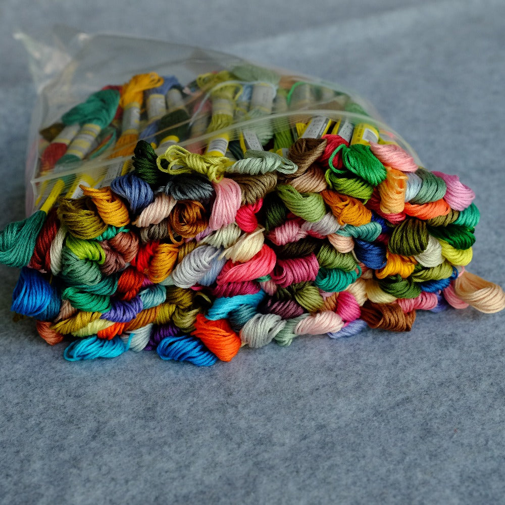 454 Color Set Of Single Cross Stitch Thread - Minihomy