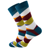 Striped Square Tube Socks for Men and Women