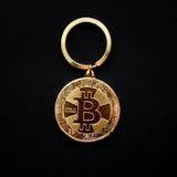 Bitcoin Coin Key Chain Art Collection Souvenirs Collectibles