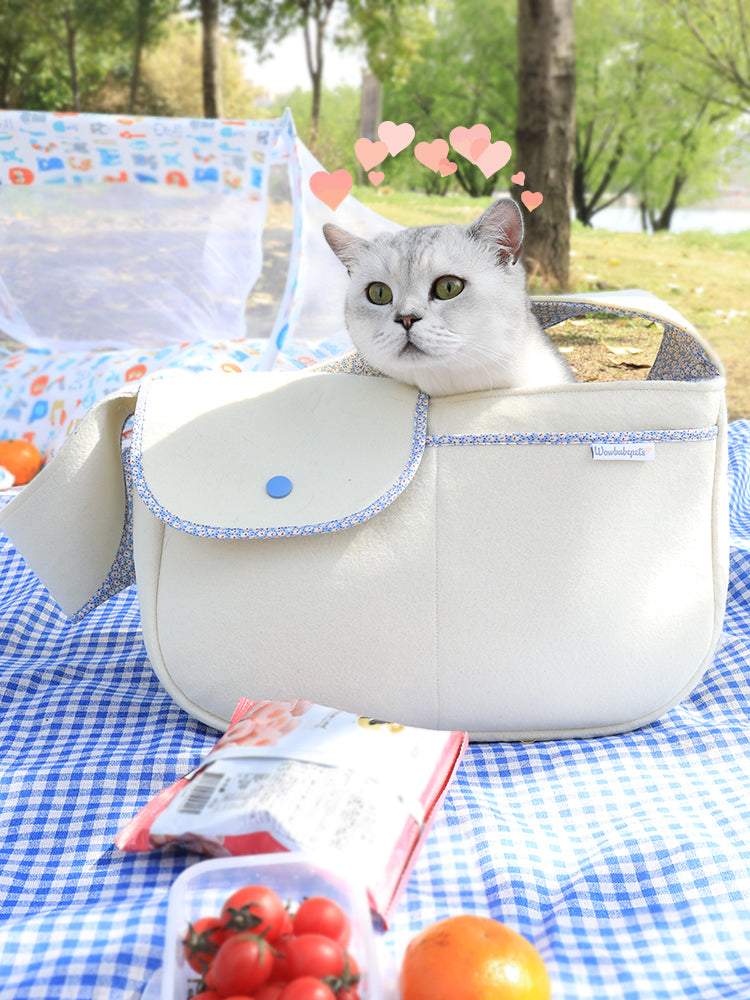 Korea Purchasing Cat Bags Go Out Portable Pet Cat Bags - Minihomy