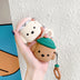 Cartoon Hat Dog Suitable For Apple Airpods Headset Protective Case - Minihomy