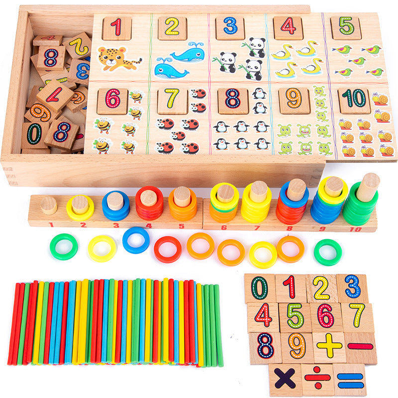 Children's Educational Toys Wooden Learning Box Educational Toys