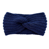 Knitted Cross Headband Ear Protection Braided Headband