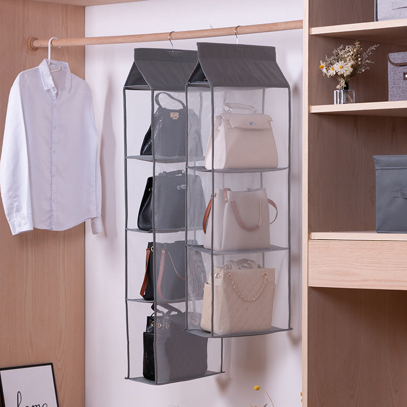 Foldable Hanging Multi-Layer Sundries Storage Rack 360 Degree Hanging Design - Minihomy