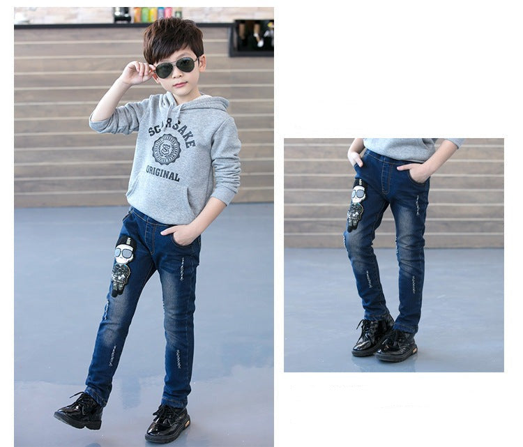 Boy jeans trousers for kids - Minihomy