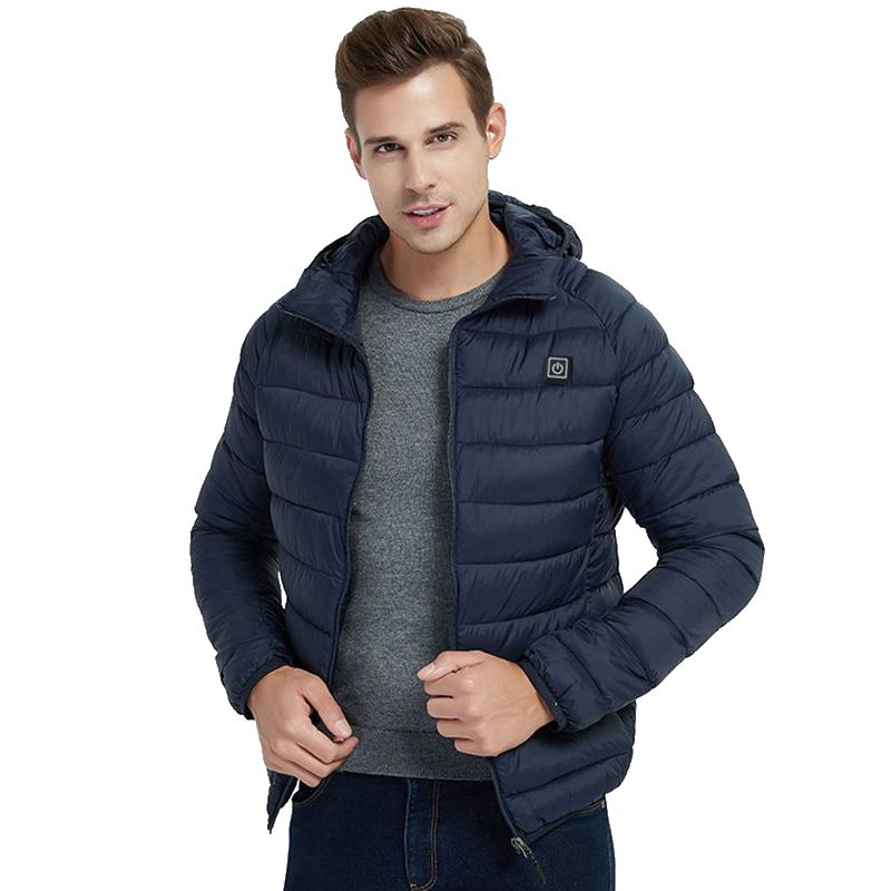 Middle-Aged Smart Heating Cotton Cardigan