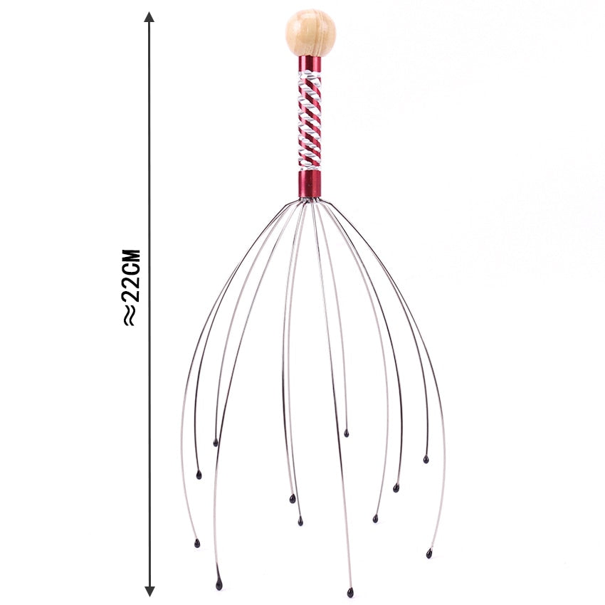 Hair Hair Raising Octopus Scalp Massager Massage Claw Manual Massager Head Massager  Grasper - Minihomy