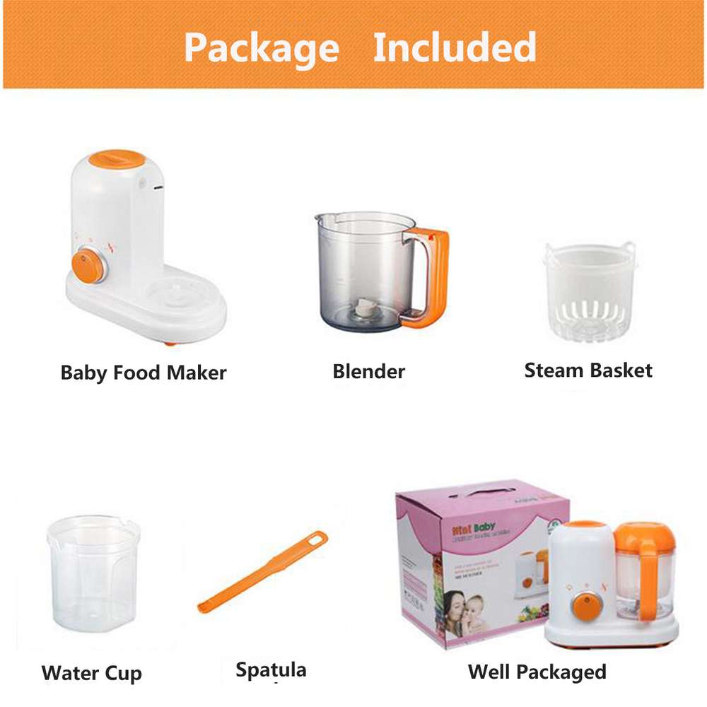 Multi-function Baby Food Processor Smart Infant Milk Warm Baby Food Cooking Blenders - Minihomy