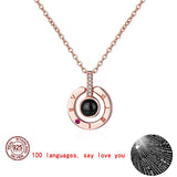 I love you projection necklace - Minihomy