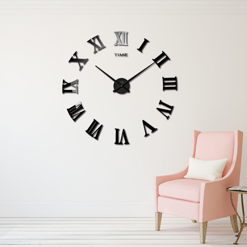 Creative Wall Mirror Clock - Modern Decor & Timepiece - Minihomy