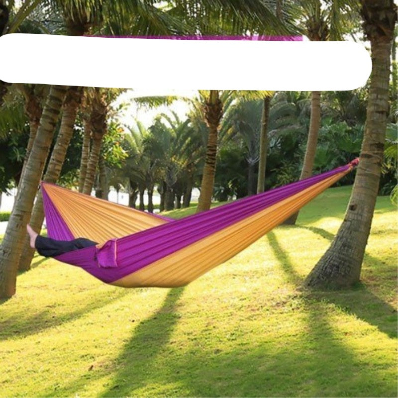 Backpacking Hammock - Portable Nylon Parachute Outdoor Double Hammock - Minihomy