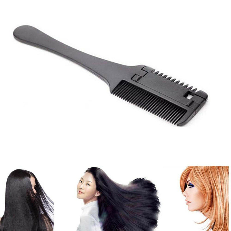 Double-sided hair cutting comb