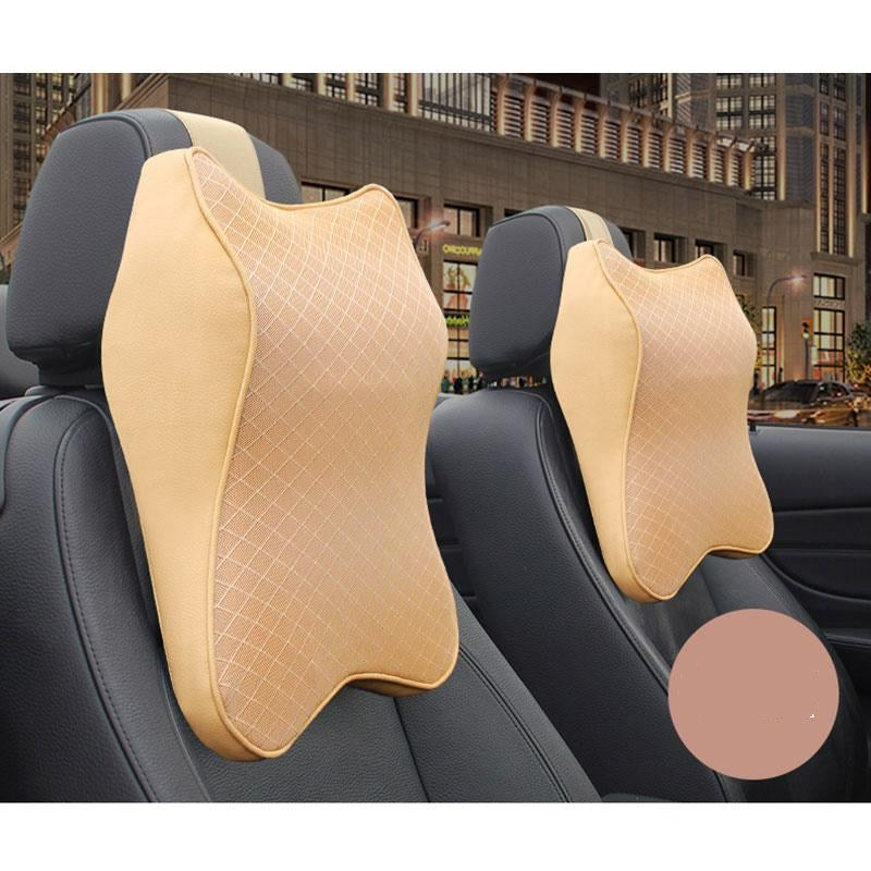 Car headrest lumbar support neck pillow for car