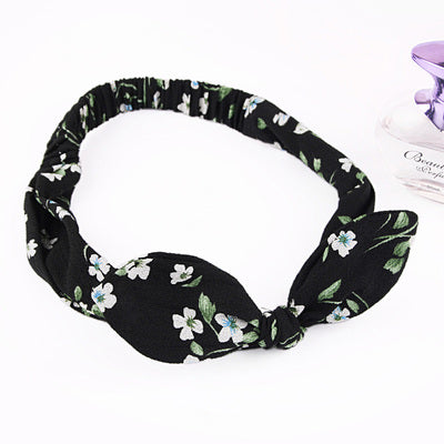 Bow elastic headband