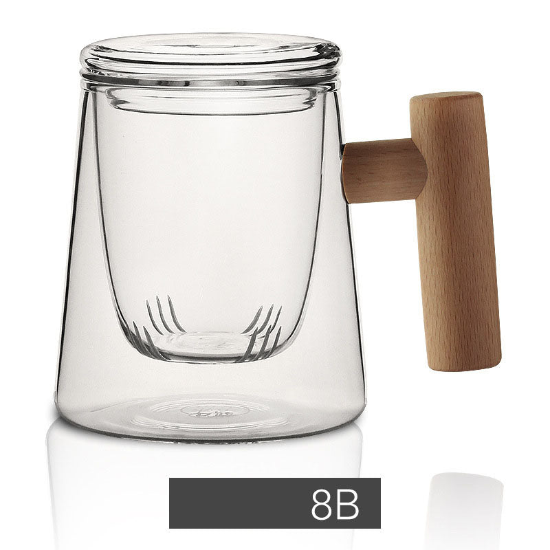 Tea Water Separation Transparent Filter Water Cup